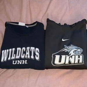 UNH crew neck and hoodie bundle